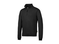 2818 Sweatshirt Met Halve Rits