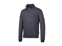 2818 Sweatshirt Met Halve Rits